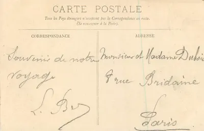 Compiègne — Praça do Hotel de Ville — editor anônimo, n°44 — Verso