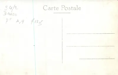 Retrato de um homem com traje — editor Draco, n° de série 34/2 — Verso