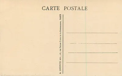 Kościół w Auteuil — Paryż — A. L. — Rewers