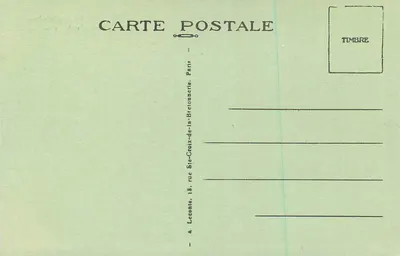 Paryż — La Madeleine — A. L. — Rewers