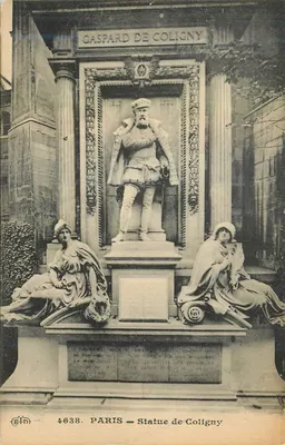 Paris — Estátua de Coligny — Edição E.T.N. n° 4638