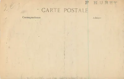 Paris — Estátua de Coligny — Edição E.T.N. n° 4638 — Verso
