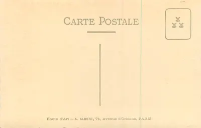 Młody chłopiec w mundurze morskim — Photo d'Art — A. ALBERTI, 74, Avenue d'Orléans, PARIS — Rewers