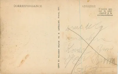 Rouen — A Abside da Igreja de São Vicente — Editor Letellier, Paris, n°47 — Verso