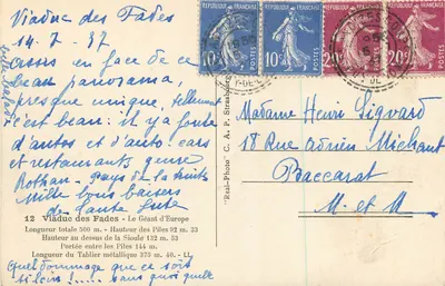 Viaduc des Fades — Le Géant d'Europe — Cap — Verso