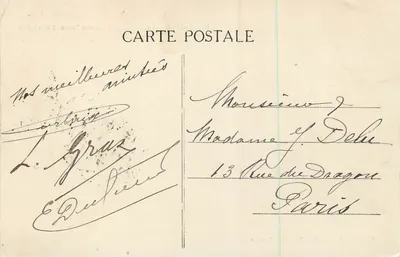 NANTES — O Castelo — Lado das Torres (século XV) — Coleção F. Chapeau, Nantes, 5º milhar — Verso