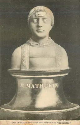 Busto do Bem-aventurado Santo Mathurin de Moncontour — Coleção E. Hamonni, n° 4011