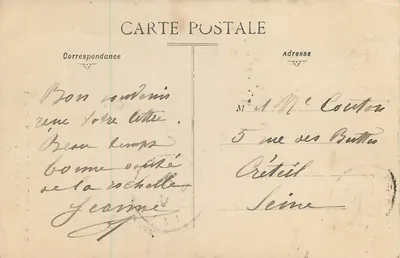 La Rochelle — Wewnętrzna część placówki Urzędu Miasta (n° 2) — Wydawca nieznany — Rewers