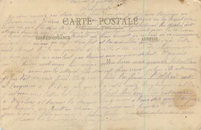 Arras - Monument do Recorde Francês (Boulevard Carnot) — B. D. n° 93 — Verso