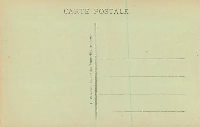 Paris - A câmara dos Deputados — A.P. n°84 — Verso