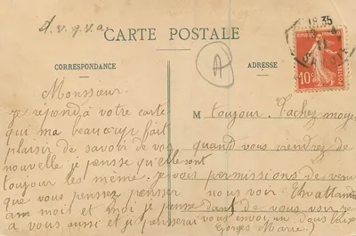 Chambéry (Savoia) — A Entrada do Castelo dos Duques de Saboia, Torre das Arquivos — Cell. L. Grimal, Chambéry, n° 483 — Verso