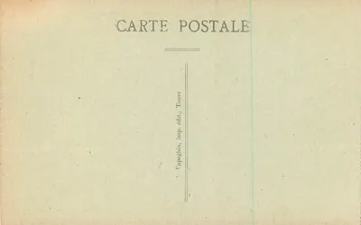 Tours (Loire-et-Loire) — Panorama da Torre Carlemagne, da Basílica São Martinho e da parte Oeste da Cidade — A.P. — Verso