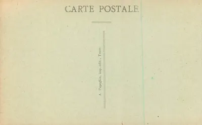 Tours (Loire-et-Loire) — La Catedral y el Circo — A. P. — Reverso