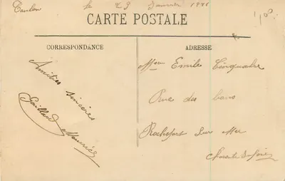NICE — Avenue de la Gare — LL. — Wydawca LL, nr 127 — Rewers