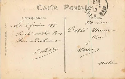 NICE (Alpes-Maritimes) — Katedra Najświętszej Maryi Panny, wyjście z Mszy. ND. Fot. — Rewers