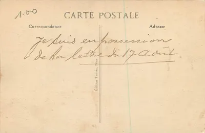 Nice — Plac Masséna — wydawca Tairraz, nr 99 — Rewers