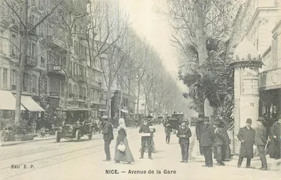 NICE — Avenue de la Gare — Edit E.P.