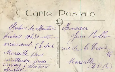 Nice — O Jardim do Rei Albert Ier — LL, n°104 — Verso