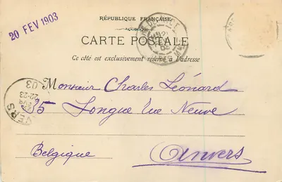 Nice — Zamek — Fototypia E. Lacour — Marsylia — Rewers