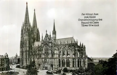 Catedral de Colônia — vista sul — editor Schöning, n°99