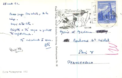 Die Grossglockner-Hochalpenstrasse, Nordrampe — Wydawcy Echte Photographie 1152 — Rewers