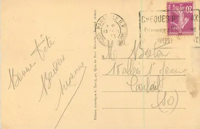 Marsylija — Pałac Longchamp — Wydawnictwo Jardy, nr 46 — Rewers