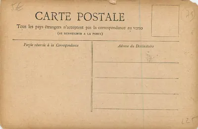 Paris — A Estação de Trem — Coleção Petit Journal — Verso