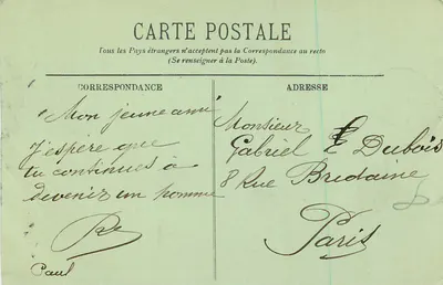 Saint-Lunaire — A Praia e o Grande Hotel — LL — Verso