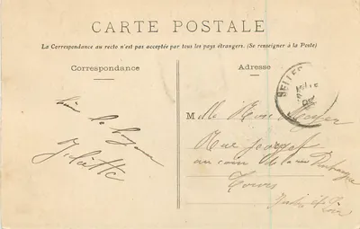 Saint-Nazaire - A Velha Ponte - Fototipia Vasselier, Nantes, n°966 — Verso