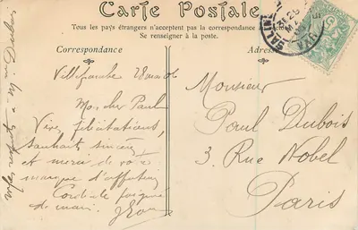 Monako i Monte-Carlo — Widok z Tête de Chien — Rewers