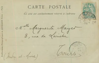 Bourges — Portal Ostatecznego Sądu (Katedra) — Collections ND Phot — Rewers