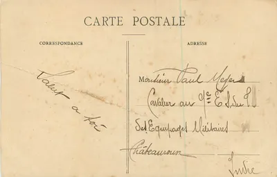 Most Saint-Martial — widok mostu z kamieniem i nabrzeża — wydawca: P. J. de la phot. Limages — Rewers