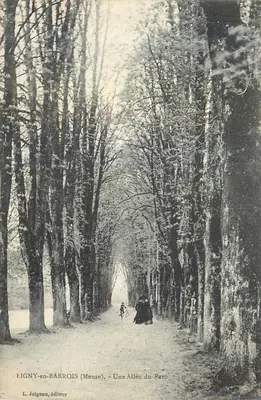LIGNY-en-BARROIS (Meuse) — Uma Avenida do Parque — L. Joignen, editor