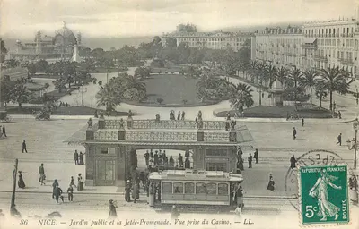 Nice — Jardin public et la Jetée-Promenade. Vue prise du Casino. — LL. — N° 86