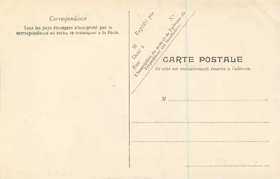 Nizza — Voorzijde van het Casino — H. D., Uitgever, Parijs, n° 2286 — Achterkant