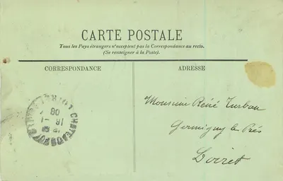 NICE — A Promenade dos Ingleses — Editor desconhecido, n° 26 — Verso