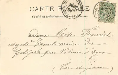 Promenade del Midi — Nizza — editore sconosciuto, n° 14 — Verso