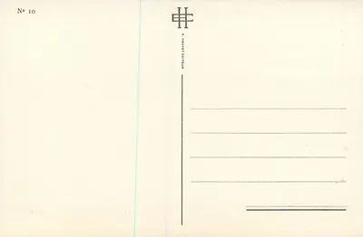Katedra w Chartres — Panny Maria (Adoracja Magów) — xii wiek — E. Houvet, wyd., nr 10 — Rewers