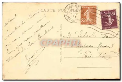 NANTES - La Place de la Duchesse Anne — J. Norais, Édit. 18, Avenue du Coteau, Nantes — Reverso