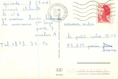 Crianças em festa — ilustração — Imp. A. G. Cobas, S.A. Barcelona — Verso