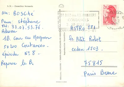 Chalé Normando — reprodução — Edições VADATINE — Verso