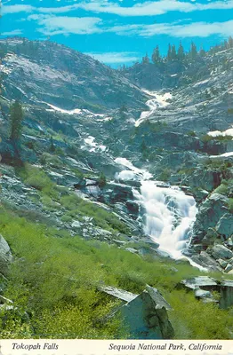 Tokopah Falls — Park Narodowy Sequoia, Kalifornia — the Continental card