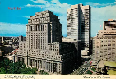 Montréal — O Boulevard Dorchester — editor Robert Lajoie Enr. n° DT-58322-C