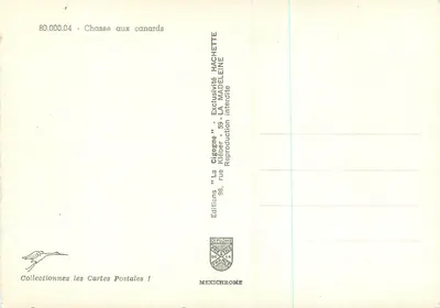Polowanie na kaczki — Éditions La Cigogne — n° 80.000.04 — Rewers