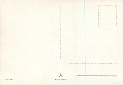 PESARO — miasto włoskie — Milano Dep. nr PES 196 — Rewers