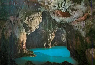 Palinuro (Salerno) — Wewnętrzne wnętrze «Grotta Azzurra» — Brunner & C., Como, n° 947-027