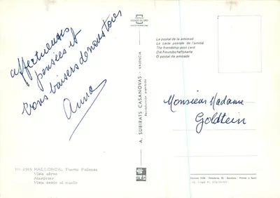 Puerto Pollensa — widok z lotu ptaka — A. Subirats Casanovas — Rewers