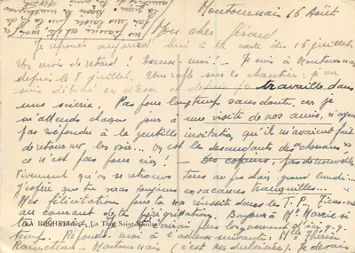 Porto de La Rochelle — Torre Saint-Nicolas — editor desconhecido, número de série não visível — Verso