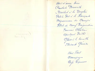 Comunhão Folennelle — Mme Pierre Counat — Verso