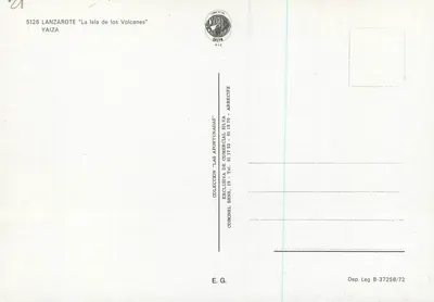 Yaiza — Lanzarote "La Isla de los Volcanes" — Kolekcja "Las Afortunadas" firmy Comercial Silva — Rewers